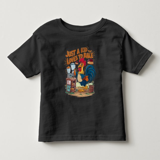 Kulinarisches Chickens Kuchen Kreation Kleinkind T-shirt (Vorderseite)