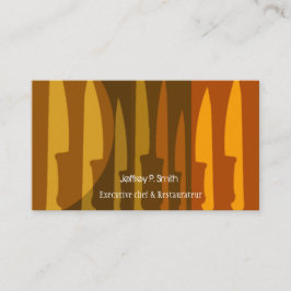 Kulinarisches Koch-Kochs-Messer-Kochen Visitenkarte