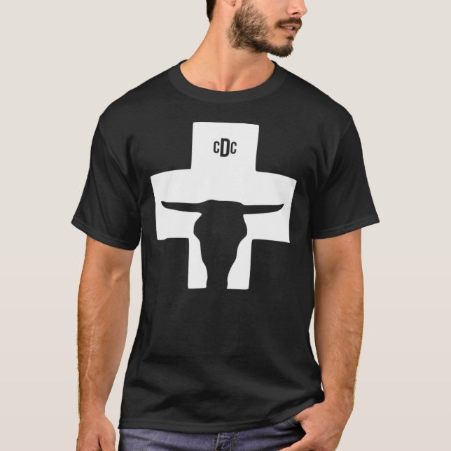 Kult des klassischen T - Shirt der toten Kuh (Vorderseite)