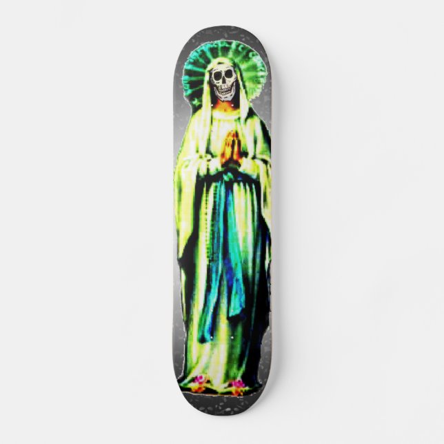 Kult von Sankt Muerte Skateboard (Vorderseite)