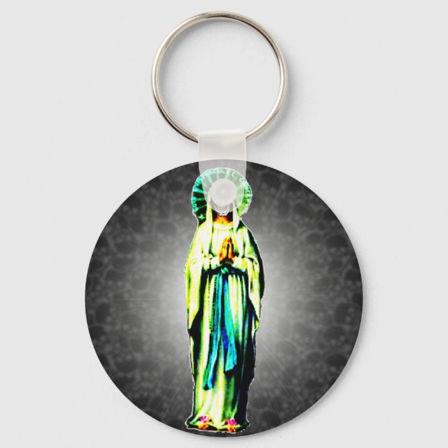 Kult von Santa Muerte Schlüsselanhänger (Vorderseite)