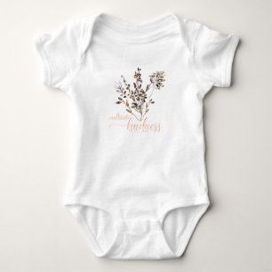 Kultivieren von Kindness Floral Baby Strampler