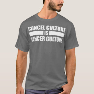 Kultur abbrechen: Weißer Text Kultur T-Shirt