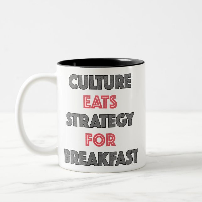Kultur - Essstrategie für die Tasse des Frühstücks (Links)