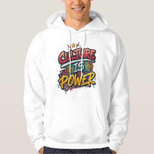 Kultur ist Macht Black History Month Black Kapuzen Hoodie