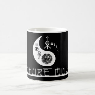 Kultur-Laubdecken-verwandelnde Tasse