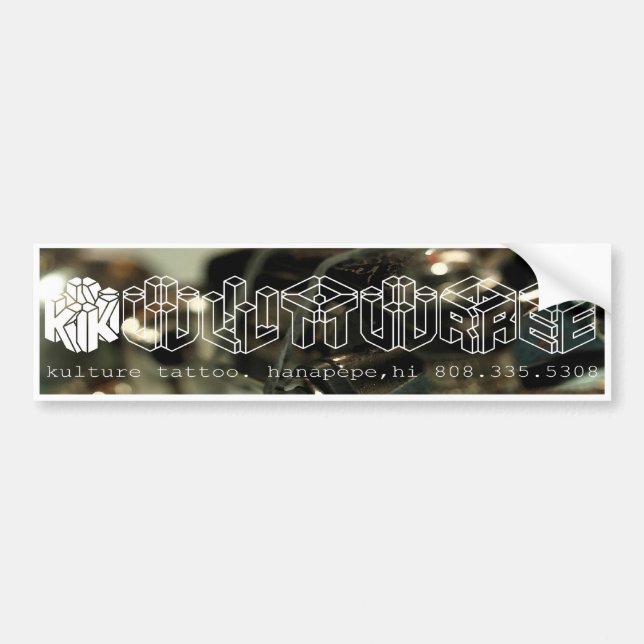 Kulture Tätowierungs-Autoaufkleber Autoaufkleber (Vorne)