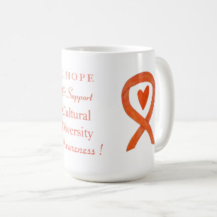 Kulturelle Diversity Bewusstsein Ribbon Kaffee Tas Kaffeetasse
