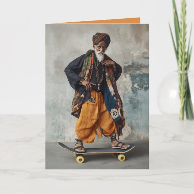 Kulturelle Fusion auf Rädern Einladung (Vorderseite)