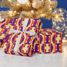 Kulturelle Fusion Geometrisch Nahtlos Geschenkpapier