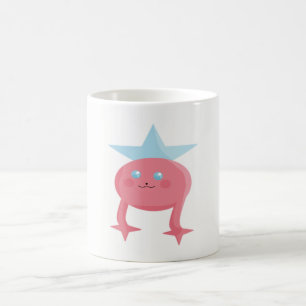 Kulturelle Kids Art Design Fee Pink Blue Kaffeetasse