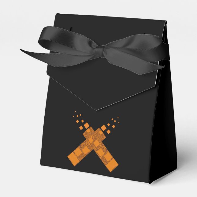 Kulturelle Kreuzung Gotisches Ritual Halloween Pag Geschenkschachtel (Vorderseite)