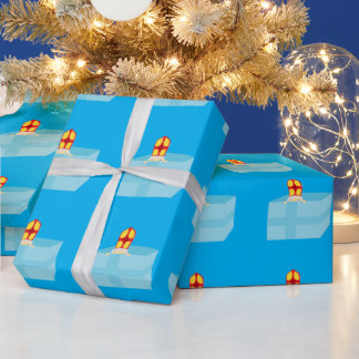 Kulturelle Sehenswürdigkeiten Kids Art Niedlich Fu Geschenkpapier