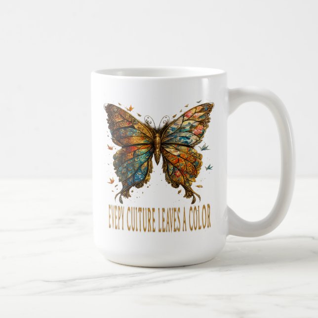 Kulturelle Wellen Kaffeetasse (Rechts)