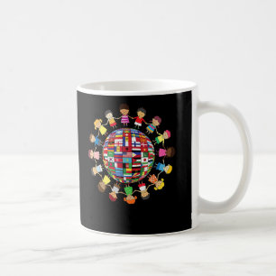 Kulturelles Diversity Kinder rund um den Globus Kaffeetasse