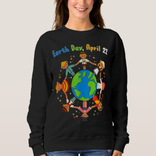 Kulturelles Diversity Kinder rund um die Welt Sweatshirt