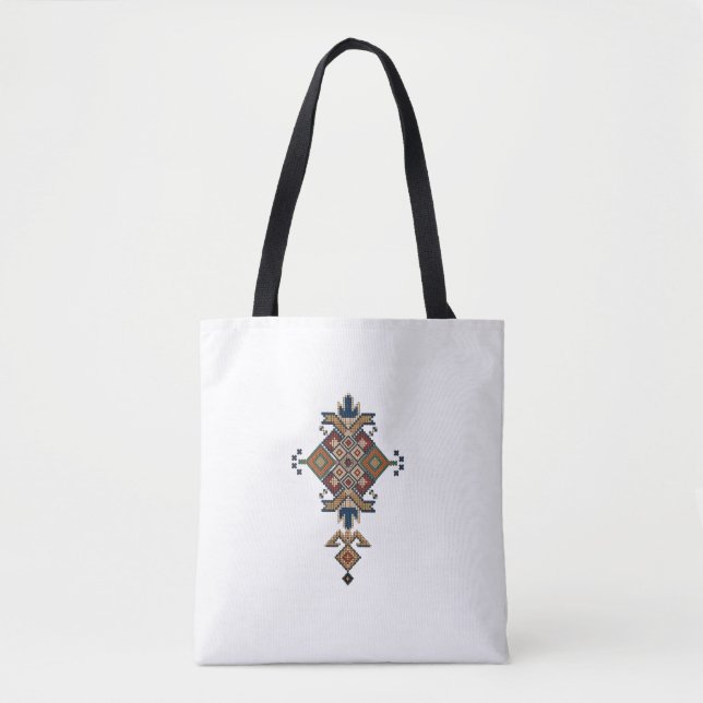 Kulturelles Mosaikmuster Tasche (Vorderseite)