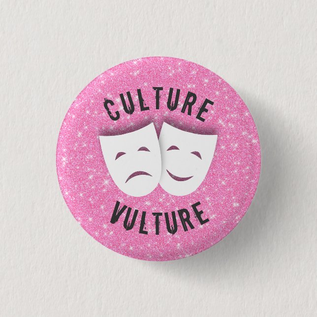 Kulturgeier Button (Vorderseite)