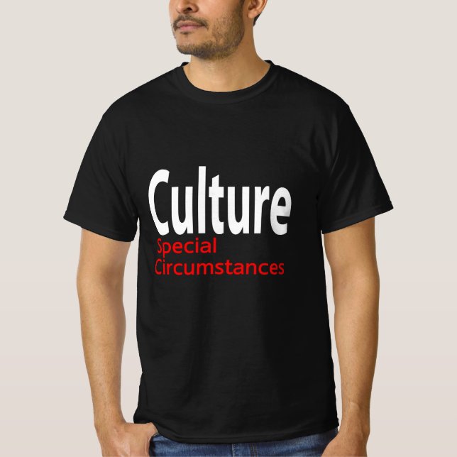 Kulturspezifische Umstände IainM Banks Sci-Fi T-Shirt (Vorderseite)