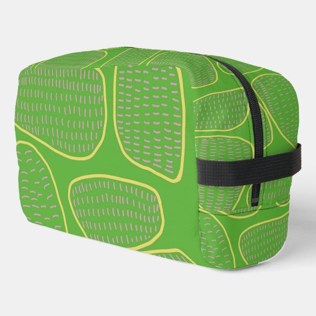Kulturtasche Grün Waschbeutel (Linke Seite)