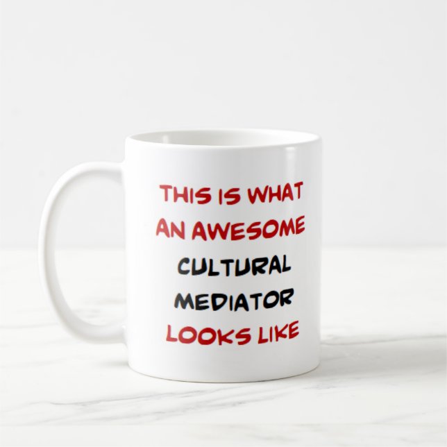 Kulturvermittler, phantastisch kaffeetasse (Links)