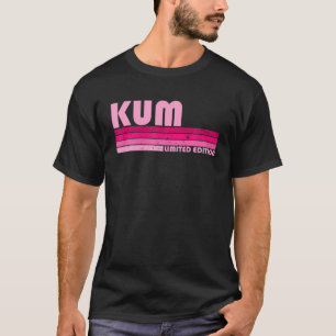 KUM Name Personalisiert Retro Vintag 80er 90S Gebu T-Shirt