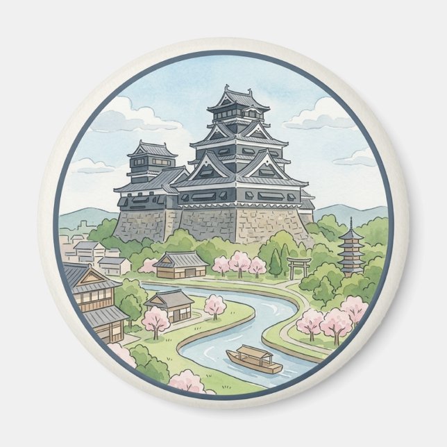 Kumamoto-Magnet Magnet (Vorne)