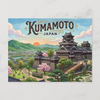 Kumamoto-Postkarte Postkarte