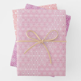 KUMIKO | Traditionelles japanisches Muster Geschenkpapier Set