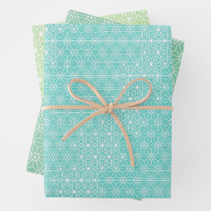 KUMIKO Traditionelles japanisches Muster Geschenkpapier Set