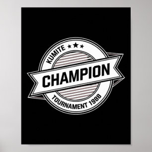 Kumite Champion Martial Arts Kung Fu Karate Kino Poster
