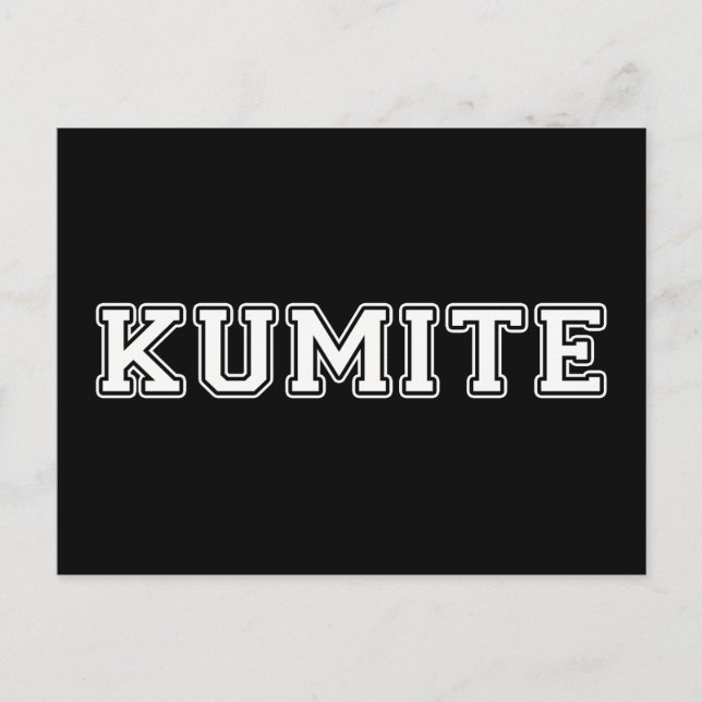 Kumite Postkarte (Vorderseite)