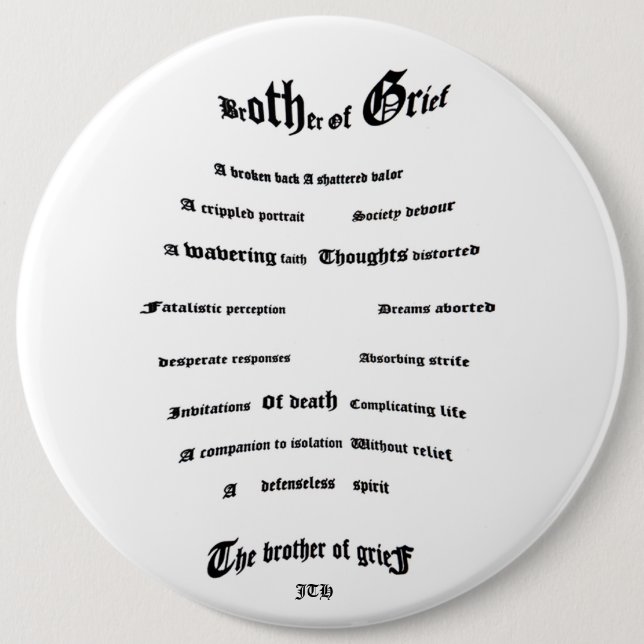 Kummerbruder Button (Vorderseite)