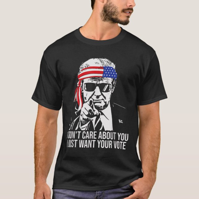 Kümmere dich nicht um dich, ich Wollte einfach dei T-Shirt (Vorderseite)