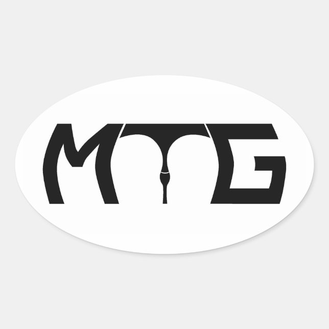 Kümmern Sie sich um Gap - schwarzen Text-Aufkleber Ovaler Aufkleber (Vorderseite)