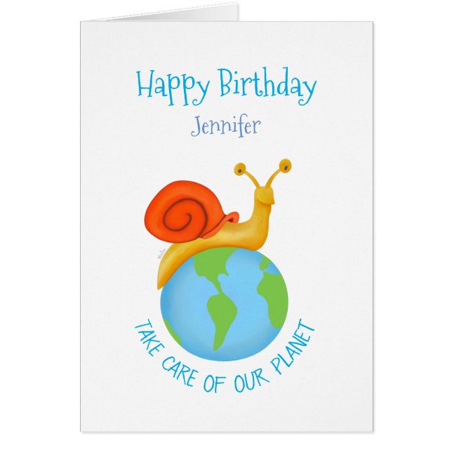 Kümmern Sie sich um unseren Planeten (Vorne)