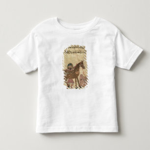 Kümmerte sich für das Pferd, Illustration Kleinkind T-shirt
