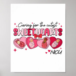 Kümmre für Sweethearl Nicu Nurse Valentine Swaddl Poster