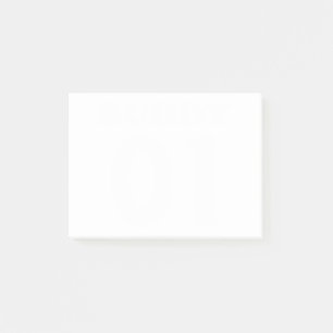 Kumpel 01 weiß post-it klebezettel