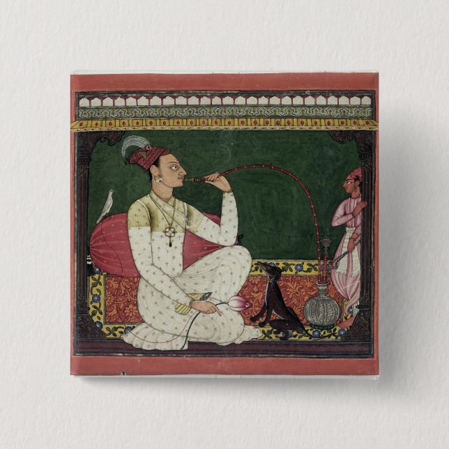 Kumpel Rajas Medini, eingeschrieben auf der Button (Vorderseite)