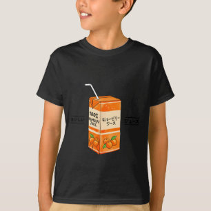 Kumquat Japanischer Fruchtsaft Japan Kanji Jungen T-Shirt