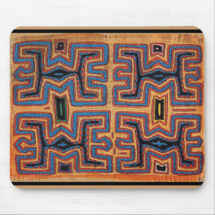 Kuna Indian Canoe Spirits Mousepad