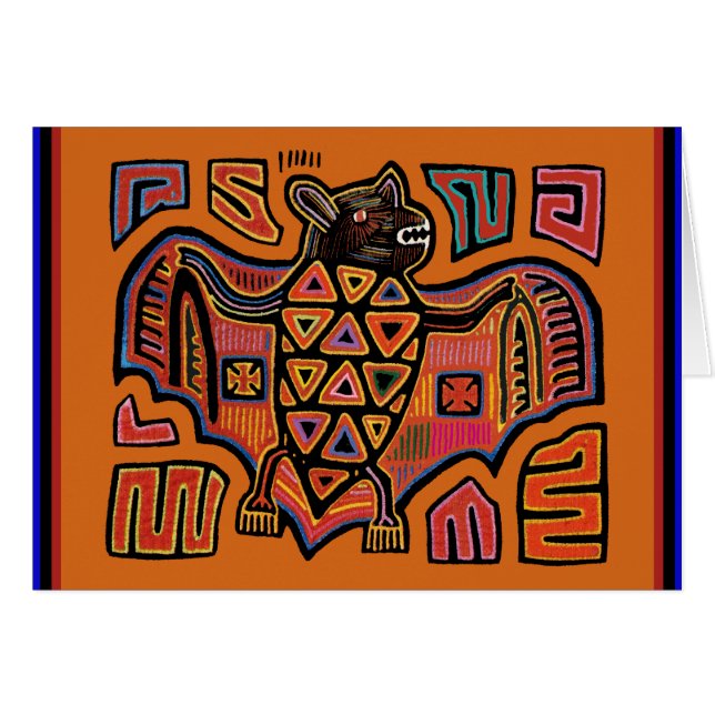 Kuna Indian Mola Bat (Vorderseite (Horizontal))