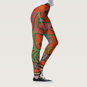 Kuna Indian Mola Leggings