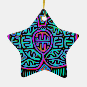 Kuna Indian Schmetterling Keramik Ornament