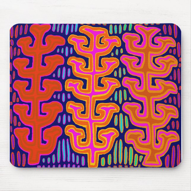 Kuna Indian Trees Mousepad (Vorne)