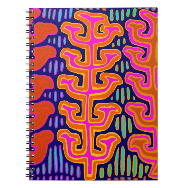 Kuna Indian Trees Notizblock (Vorderseite)