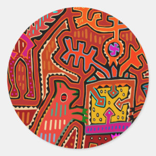 Kuna-Schamane Peyote-Ritual - SCOTUS schneidet mei Runder Aufkleber