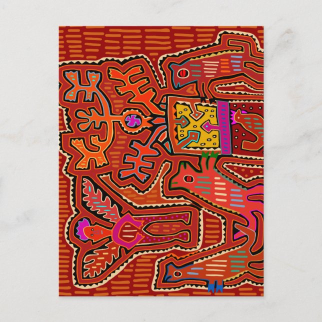Kuna Shaman Peyote Ritual - SCOTUS beschneidet mei Postkarte (Vorderseite)