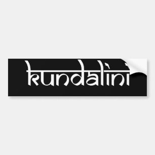 Kundalini Design auf Sanskrit Style Autoaufkleber